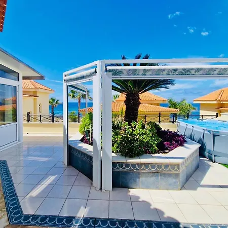 Villa Grand Blue Horizon In Cristianos, Ocean-facing, Private Garden And Parking *
