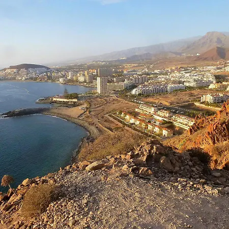 Grand Blue Horizon In Cristianos, Ocean-facing, Private Garden And Parking Villa