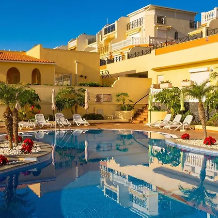 Grand Blue Horizon In Cristianos, Ocean-facing, Private Garden And Parking Villa