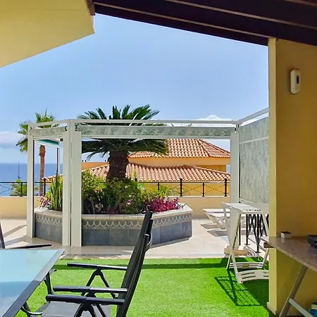 Grand Blue Horizon In Cristianos, Ocean-facing, Private Garden And Parking, 5 Br *